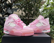 Jordan 4 Retro Off-White rosa