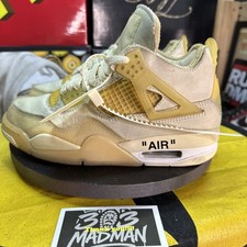 Jordan 4 Off White Sail Size